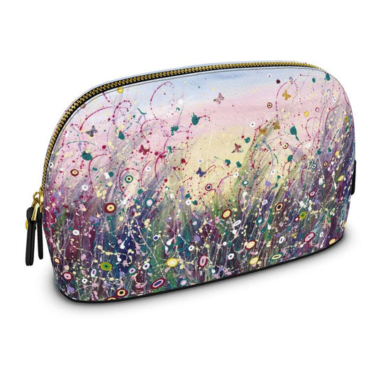 Leather Makeup Bag Pastel Dance