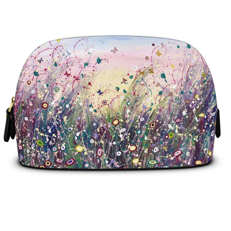 Leather Makeup Bag Pastel Dance