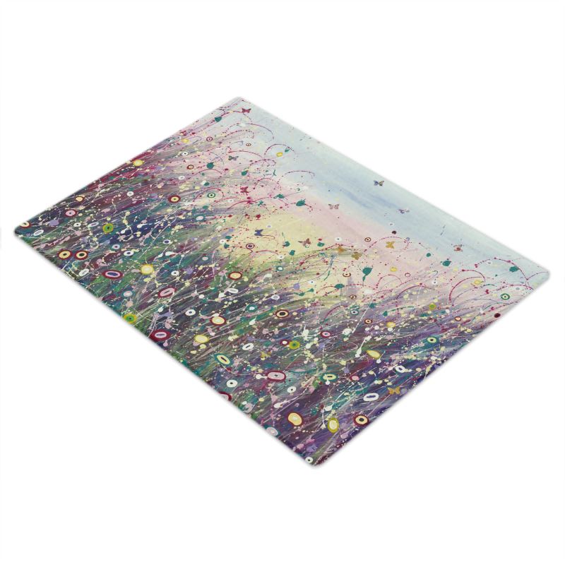 Glass Chopping Board Pastel Dance