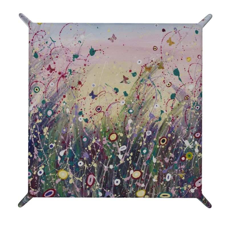 Leather Trinket Tray Pastel Dance