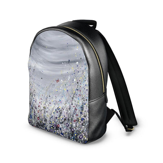 Luxury Leather Backpack Out Of Darkness
